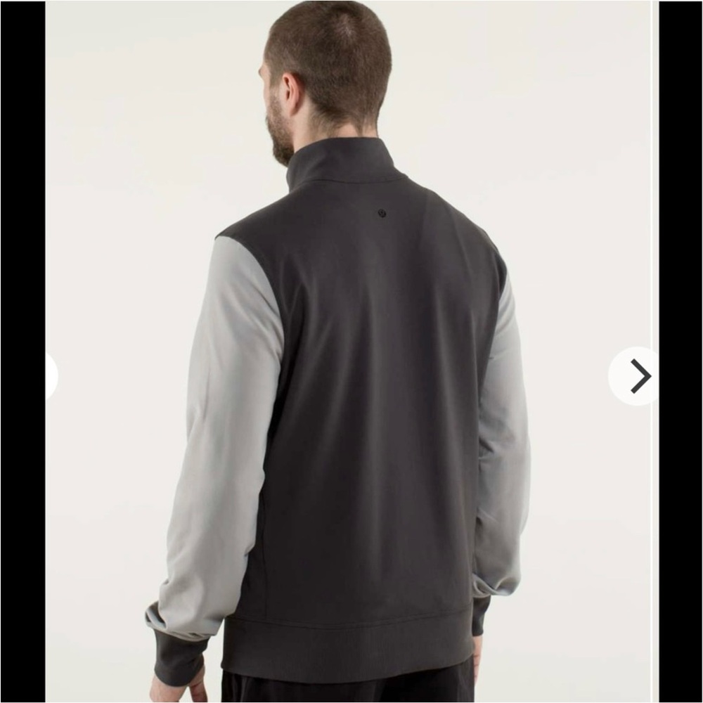 Lululemon Post Gravity Full Zip Jacket Men’s Size Medium Gray - Picture 3 of 10